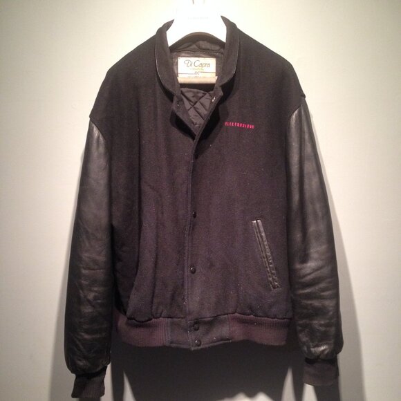 US Robotics Varsity Jacket with Leather Sleeves - Picture 2 of 8